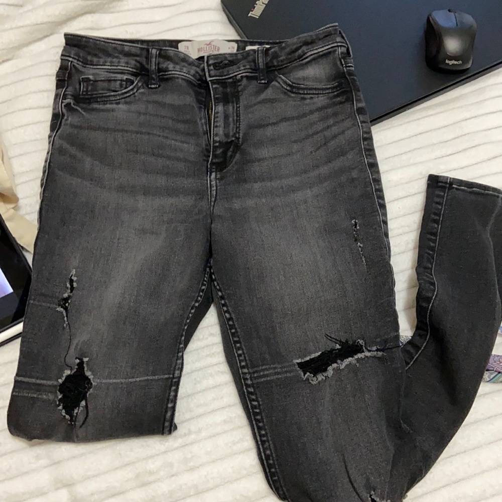 Hollister ripped jeans